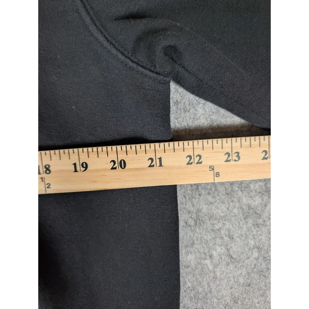 The North Face Mens Black Vertical Logo Pullover Hoodie NF0A3X8K M